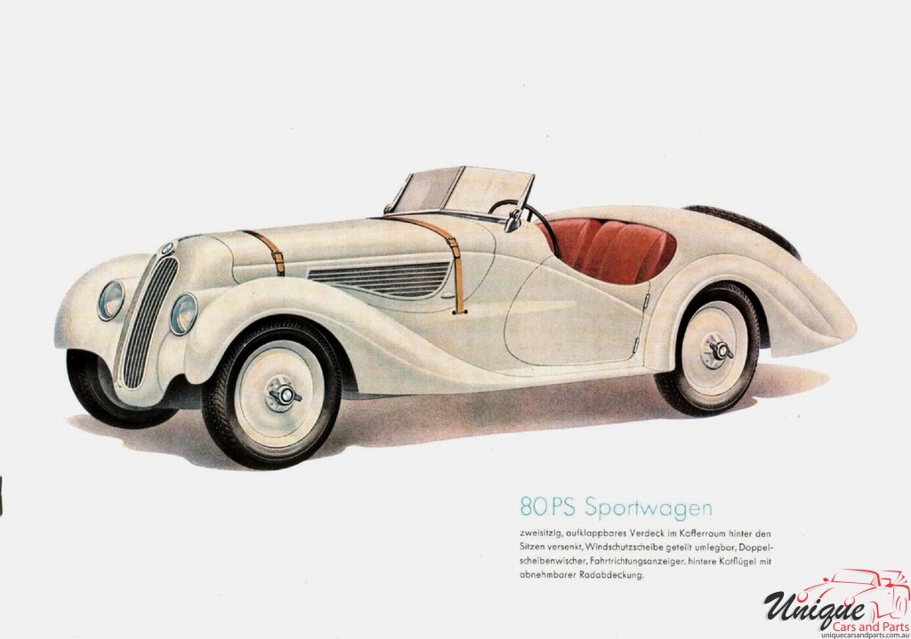 1936 BMW 328 Brochure Page 8